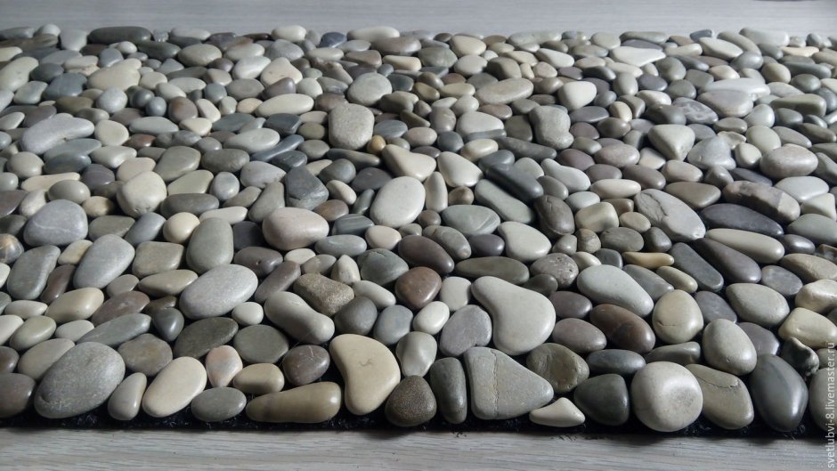 Круглый плоский камешек