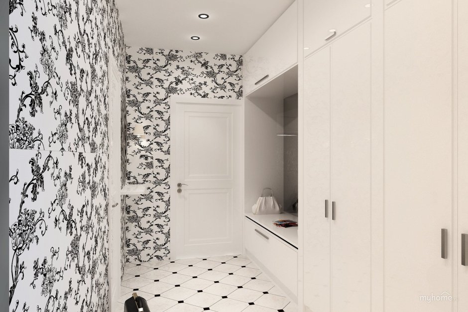 Серая прихожая