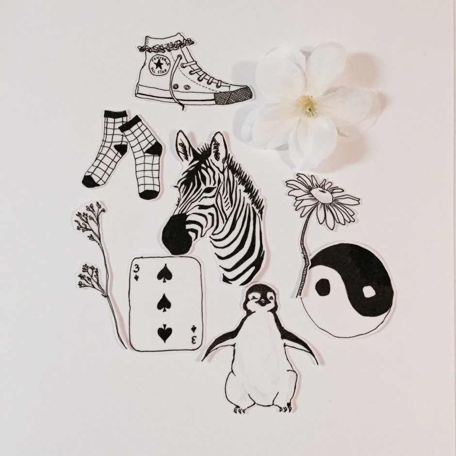 Эстетичные наклейки Энди КИД