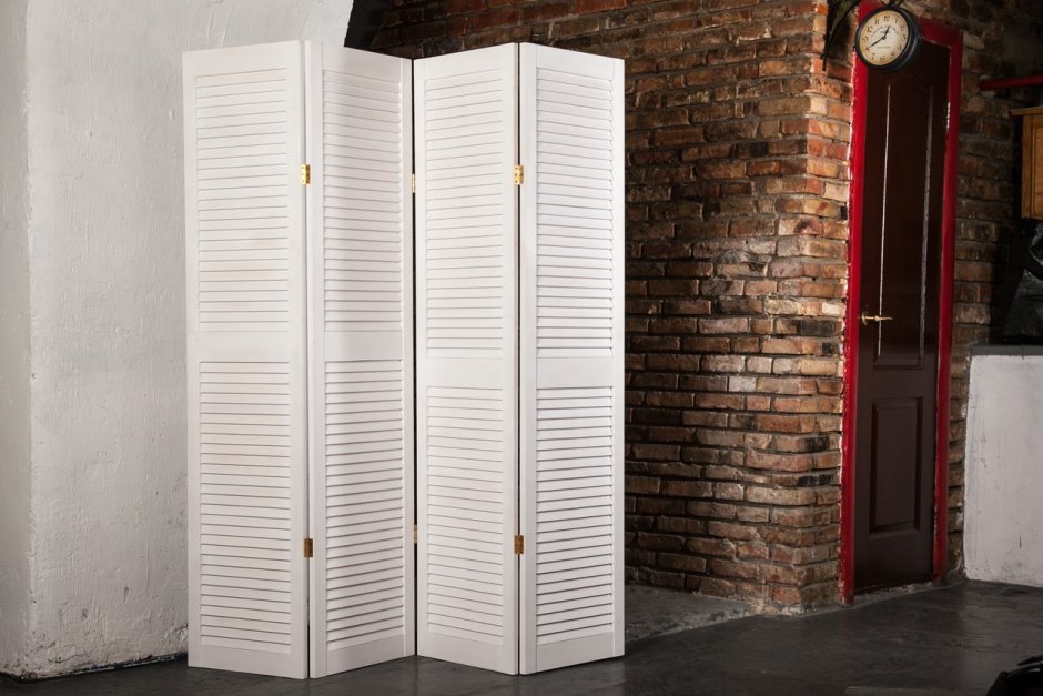 Ширма деревянная жалюзийная в Леруа