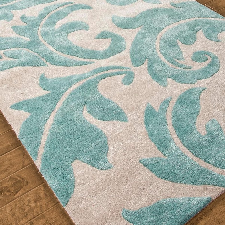 Палас мятного цвета