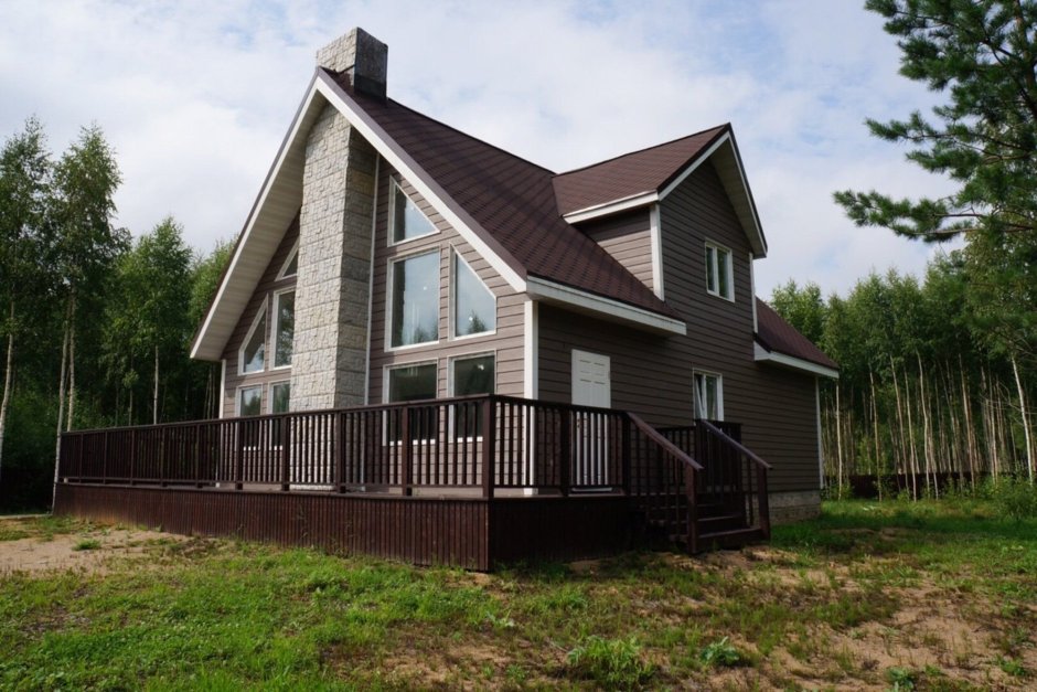 Экохаус дома из клееного бруса
