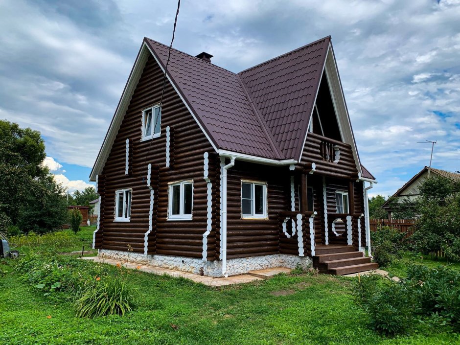 Фасады деревянных домов