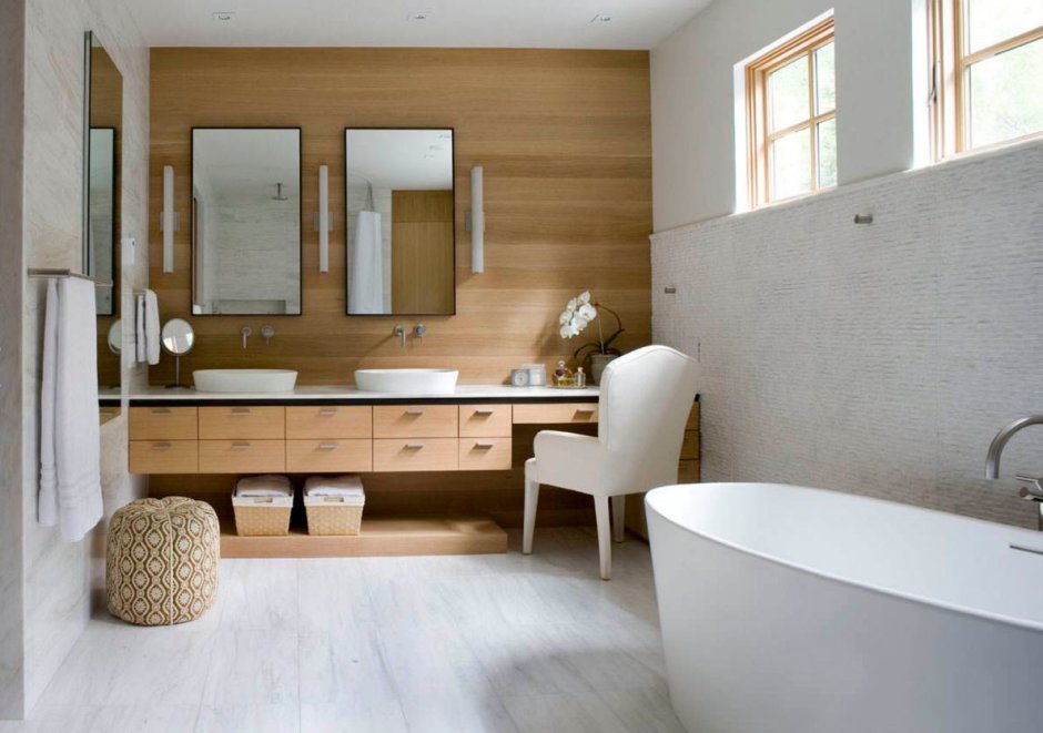 Ванная комната под дерево