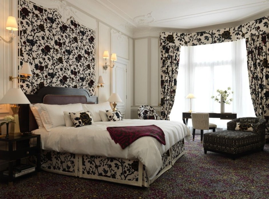 Обои в стиле арт деко для спальни