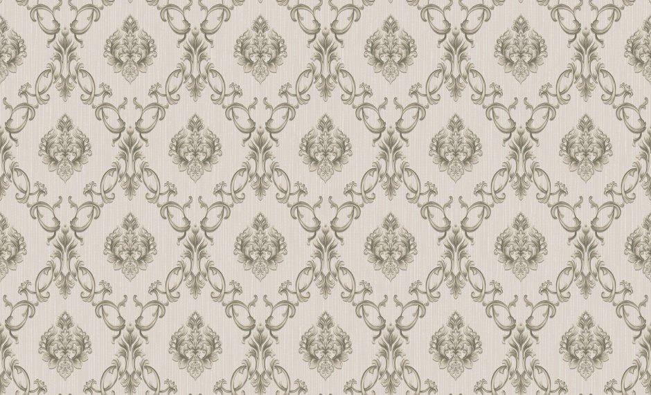 Обои вензеля бежевые