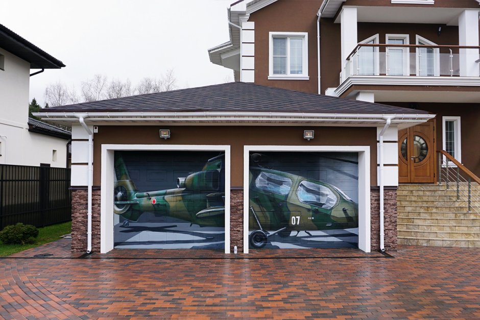 Красивый гараж
