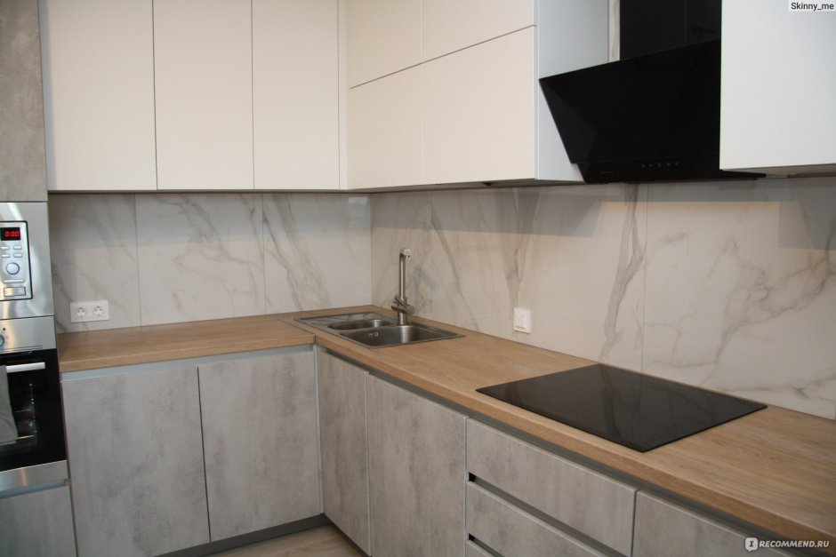 Мраморная плитка на кухонный фартук