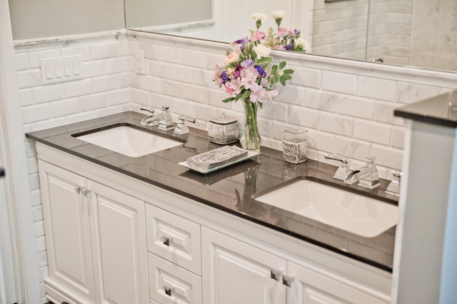 Столешница и фартук под мрамор