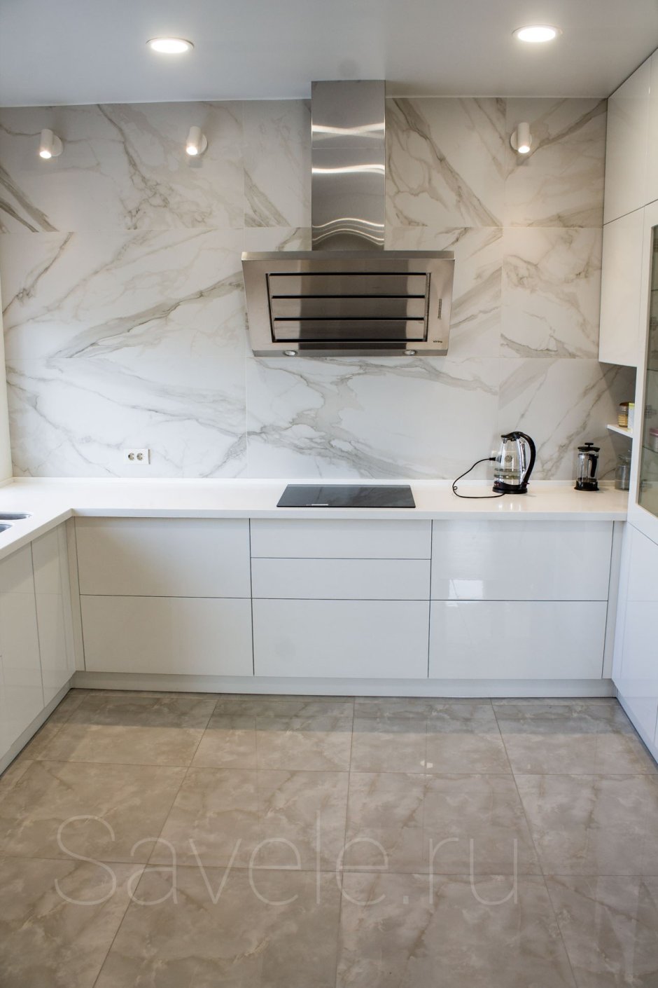 Стеновая панель мрамор Калакатта