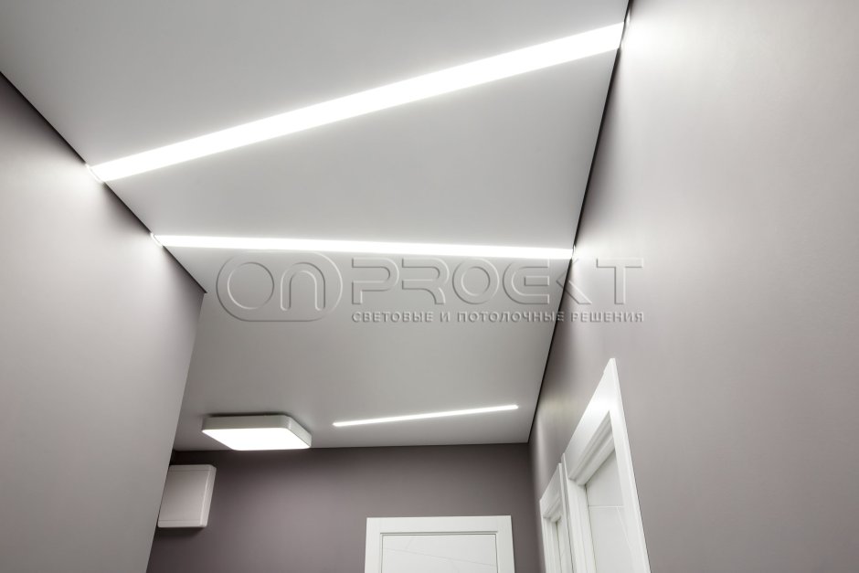 Теневой натяжной потолок