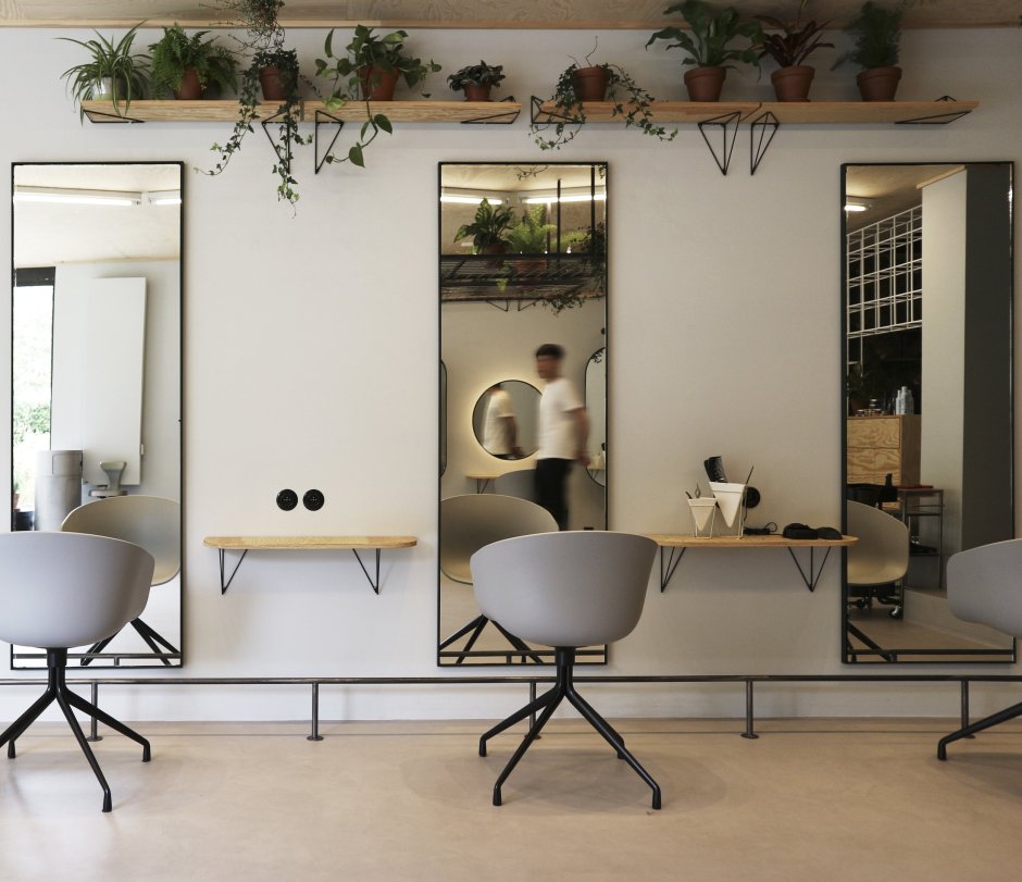 Планировка маленькой парикмахерской