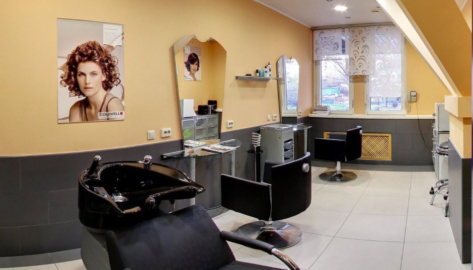 Интерьер парикмахерской эконом