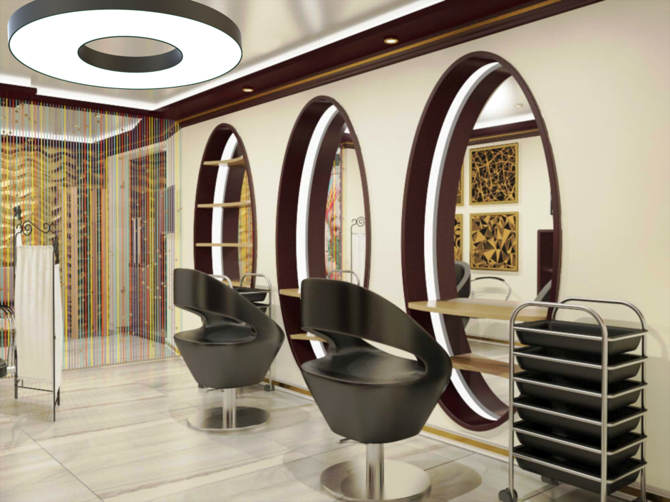 Интерьер парикмахерской