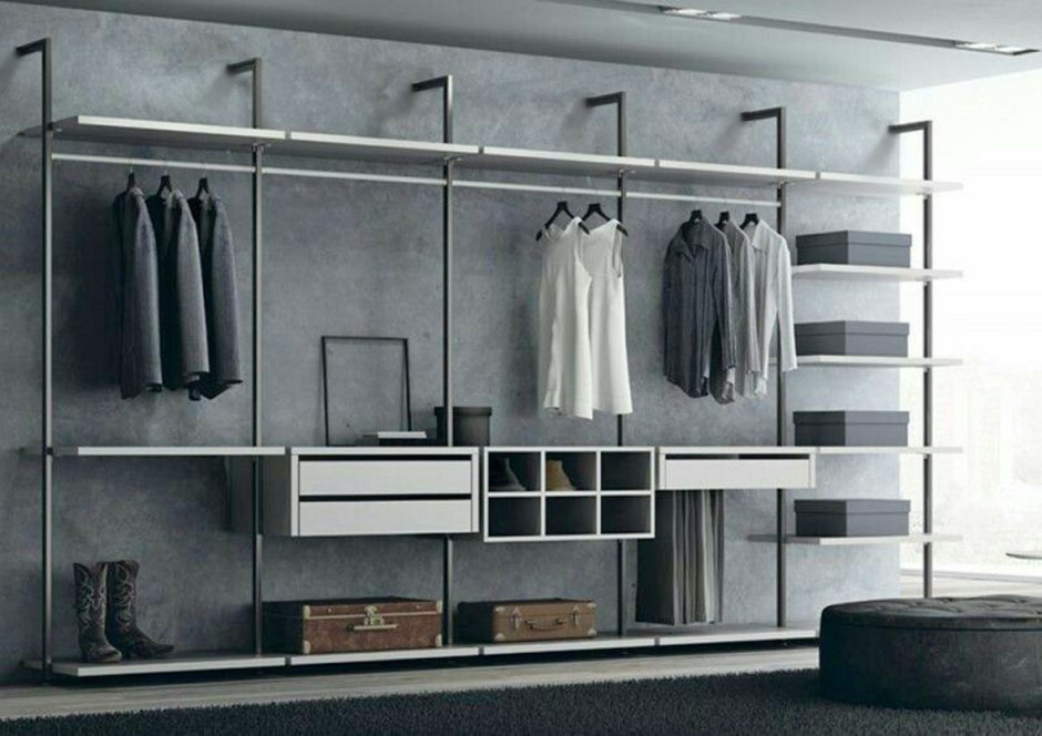 Гардеробная система аристо черная