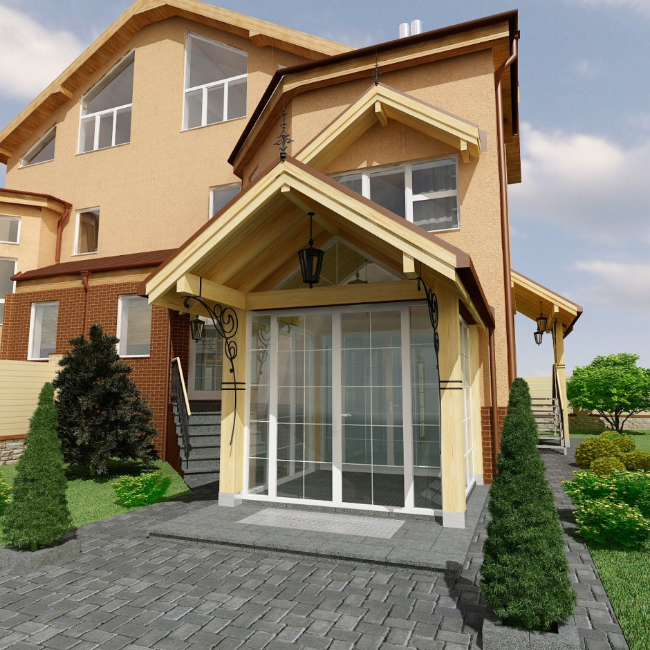 Входная группа в частный дом