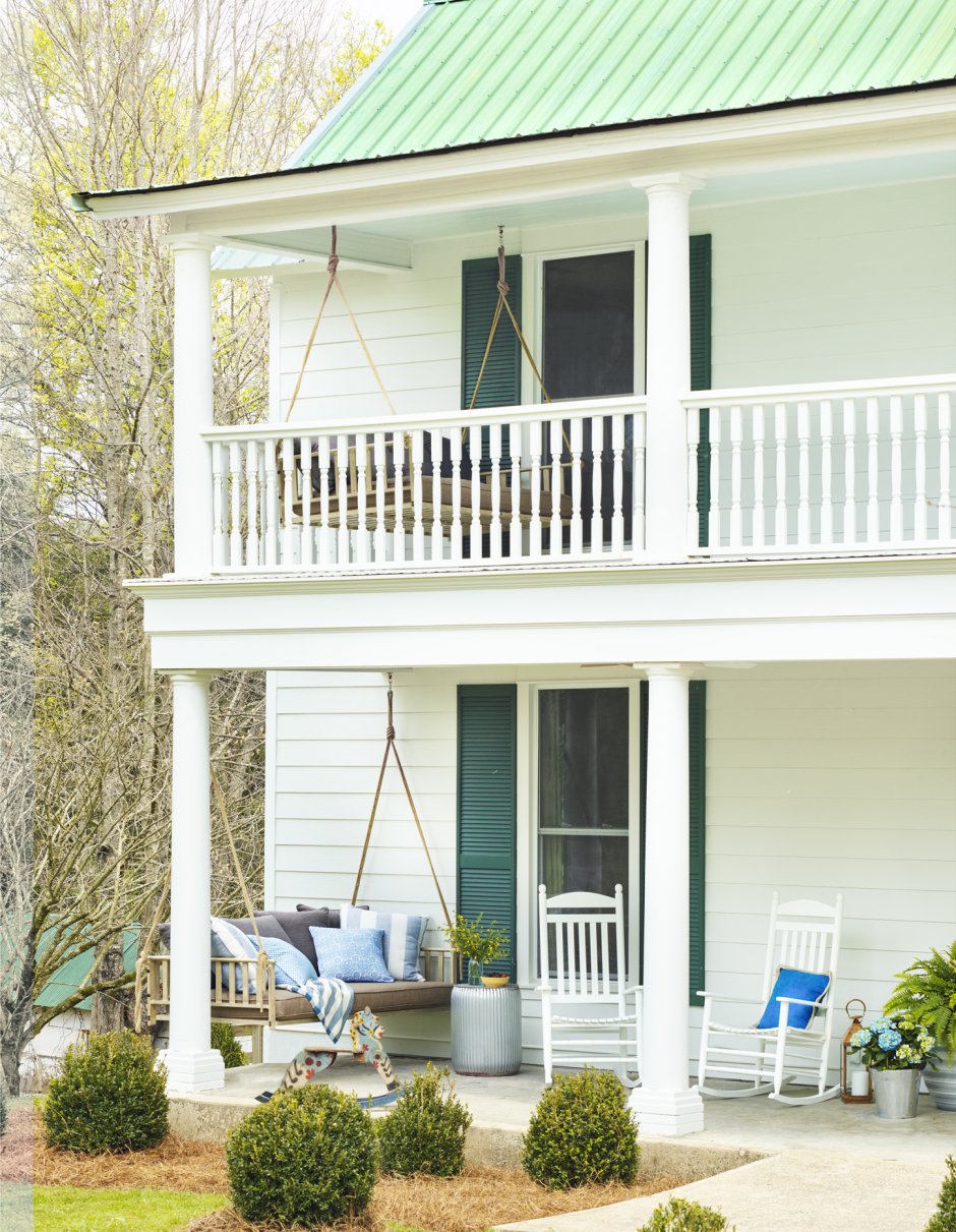 Терраса с балконом