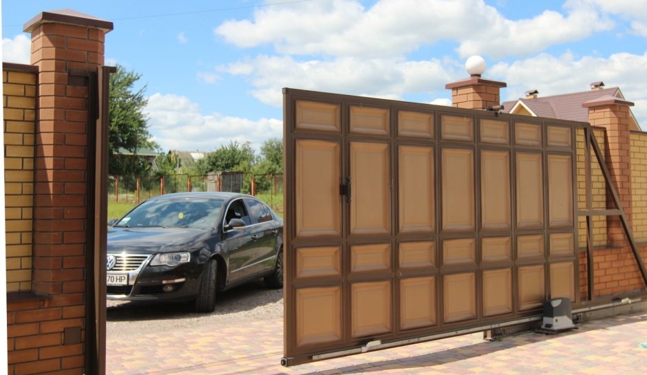 Ворота раздвижные металлические
