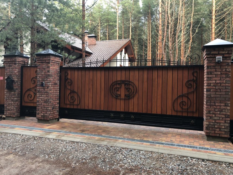 Откатные ворота bramy