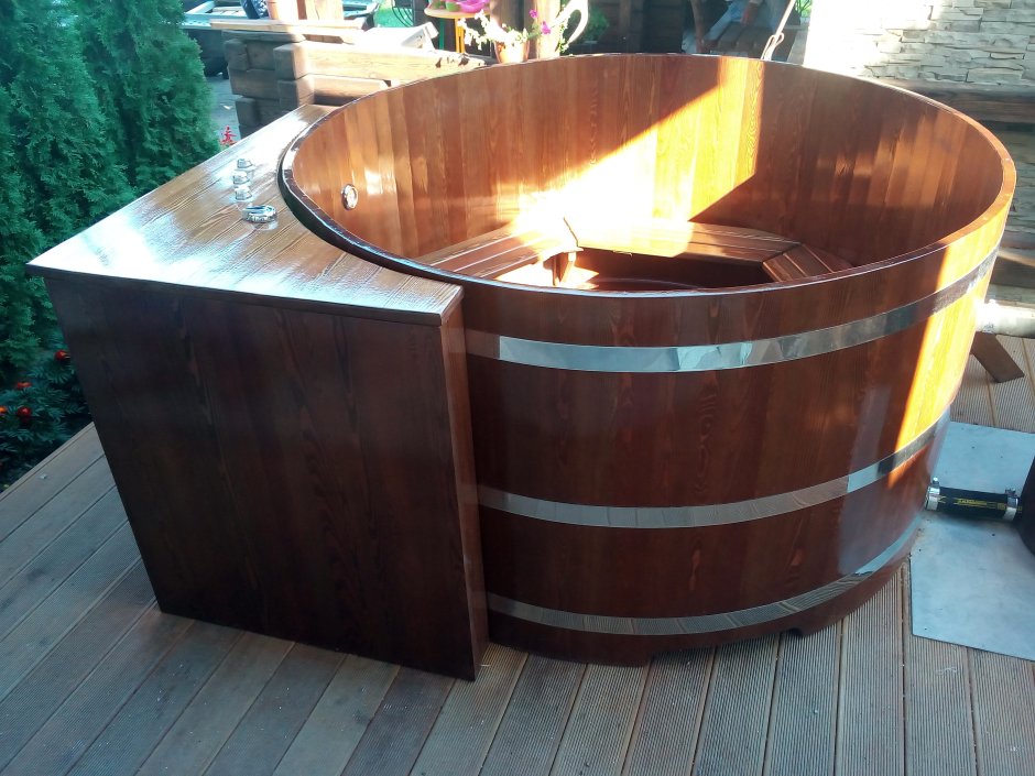 Купель фурако с интегрированной печью