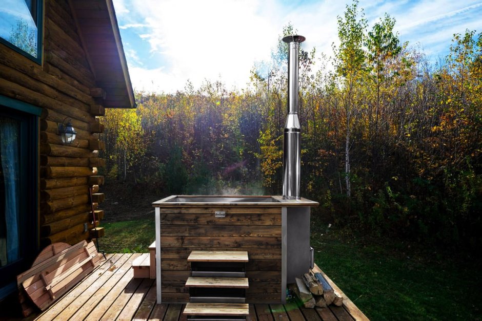 Купель фурако на воздухе