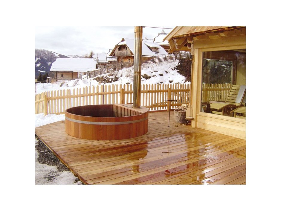 Композитная купель Elite 220 с подогревом термососна