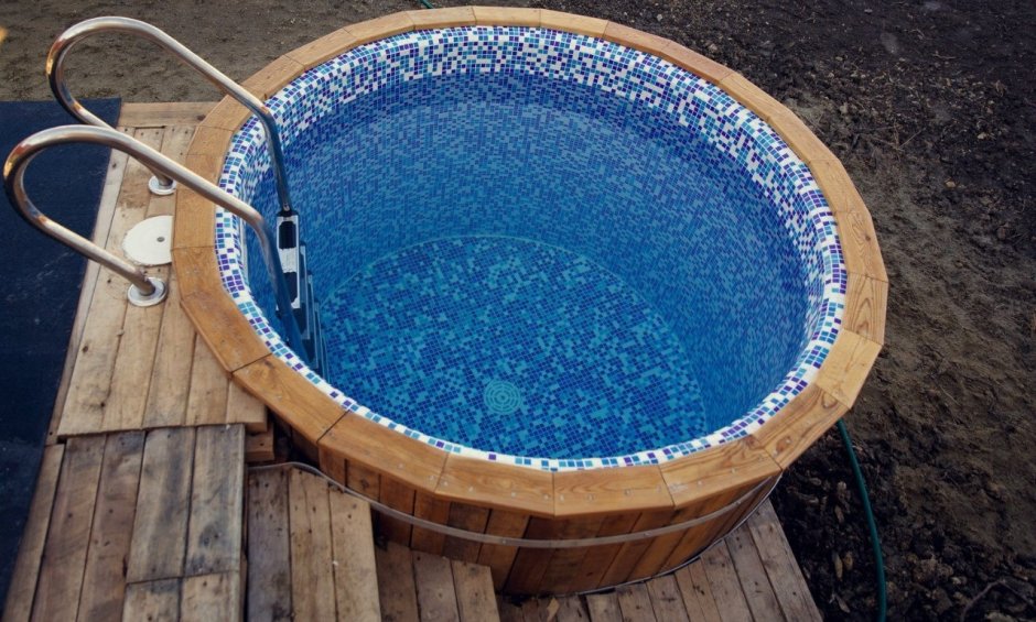 Чан купель на дровах