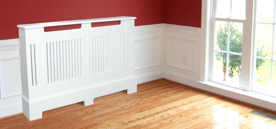 Декоративный короб для труб отопления