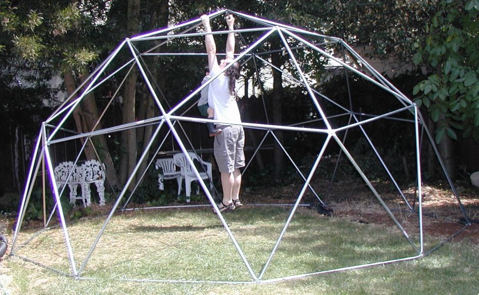 Геокупол из ПВХ труб