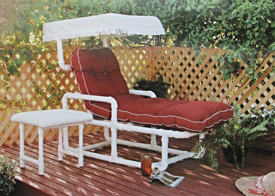 Мебель из пластиковых труб