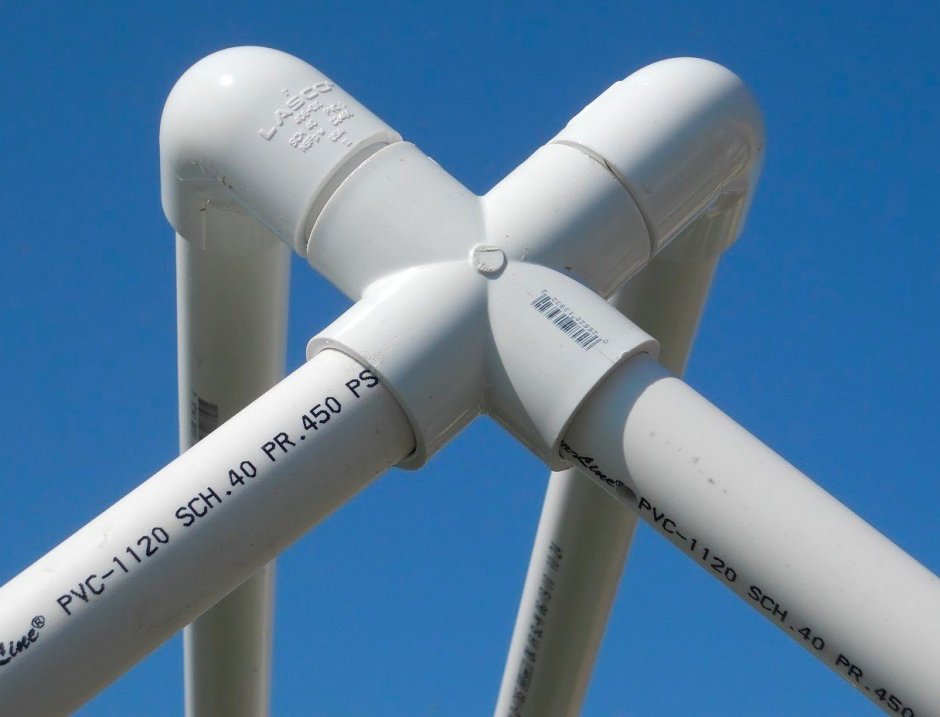 Конструкции из ПВХ труб