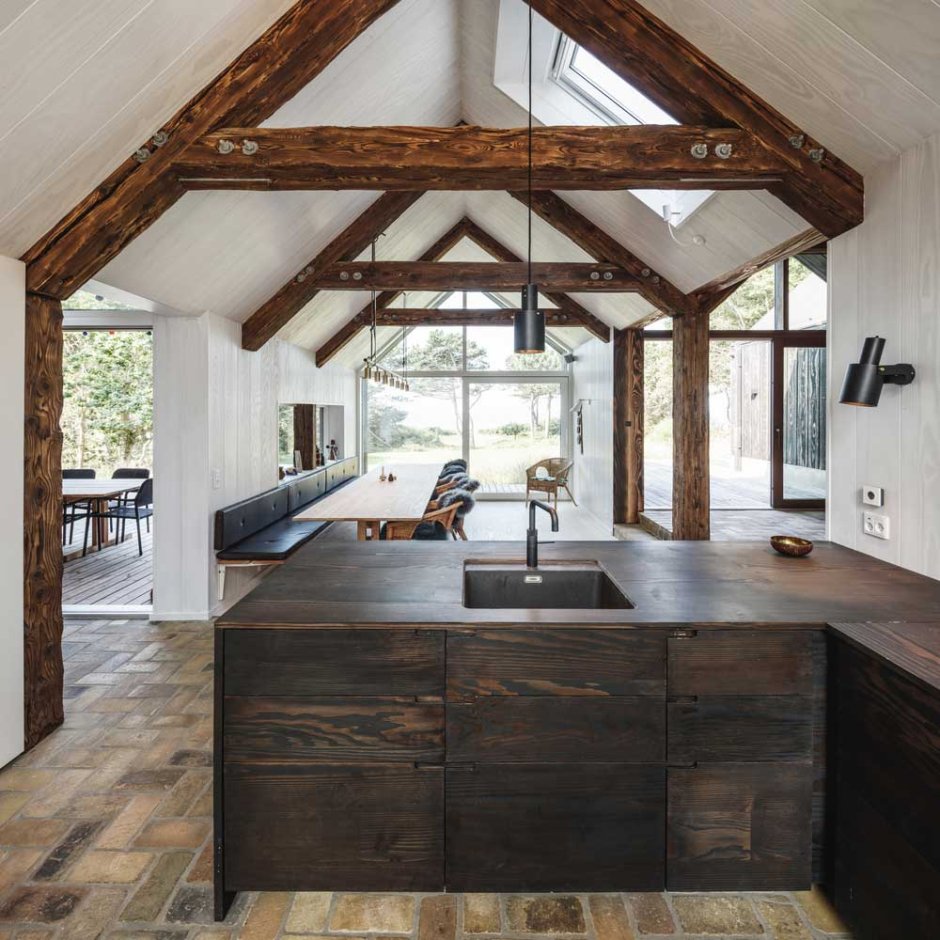 Барнхаус интерьер