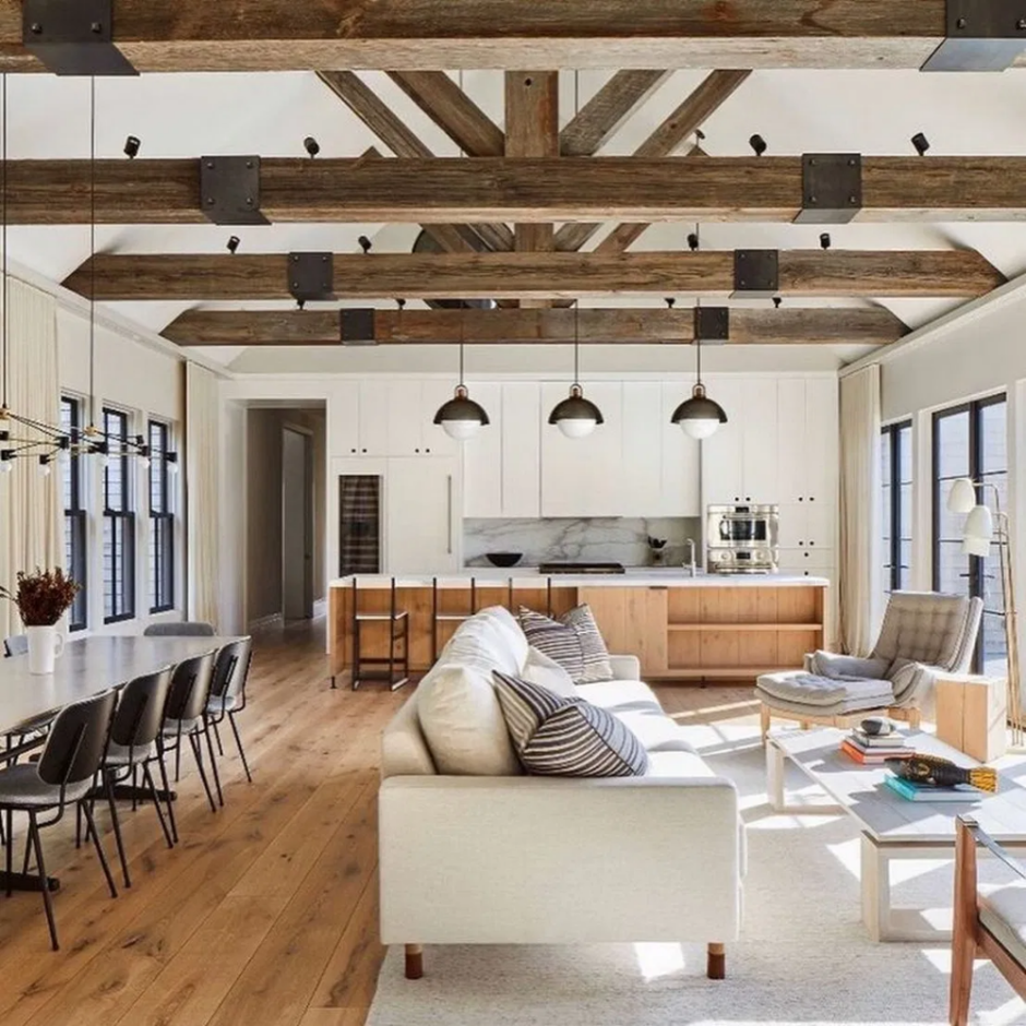 Интерьер в стиле барнхаус