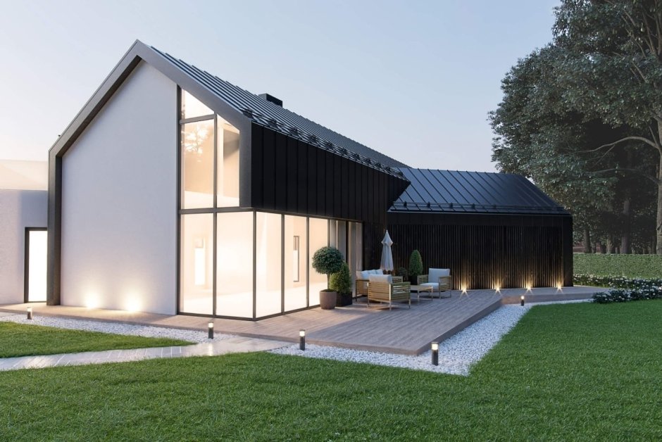 Современный деревянный дом