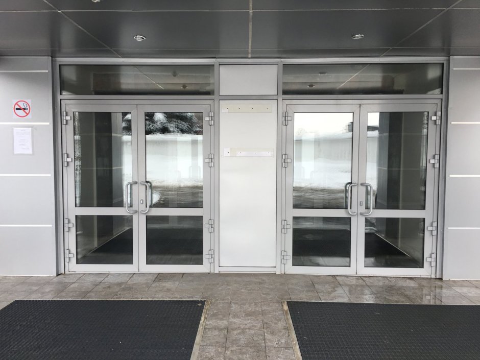 Входная алюминиевая дверь КПТ 74