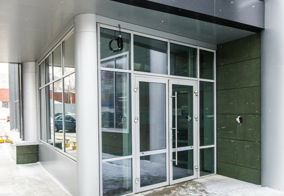 Алюминиевые входные двери