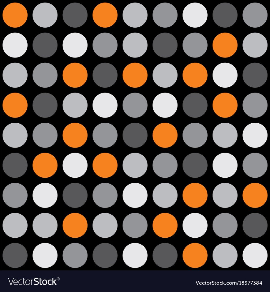 Серый и оранжевый