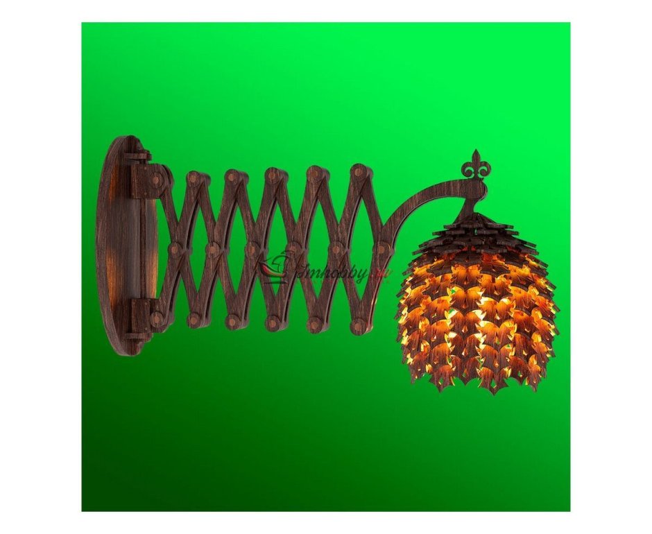 Светильник гармошка для мастерской