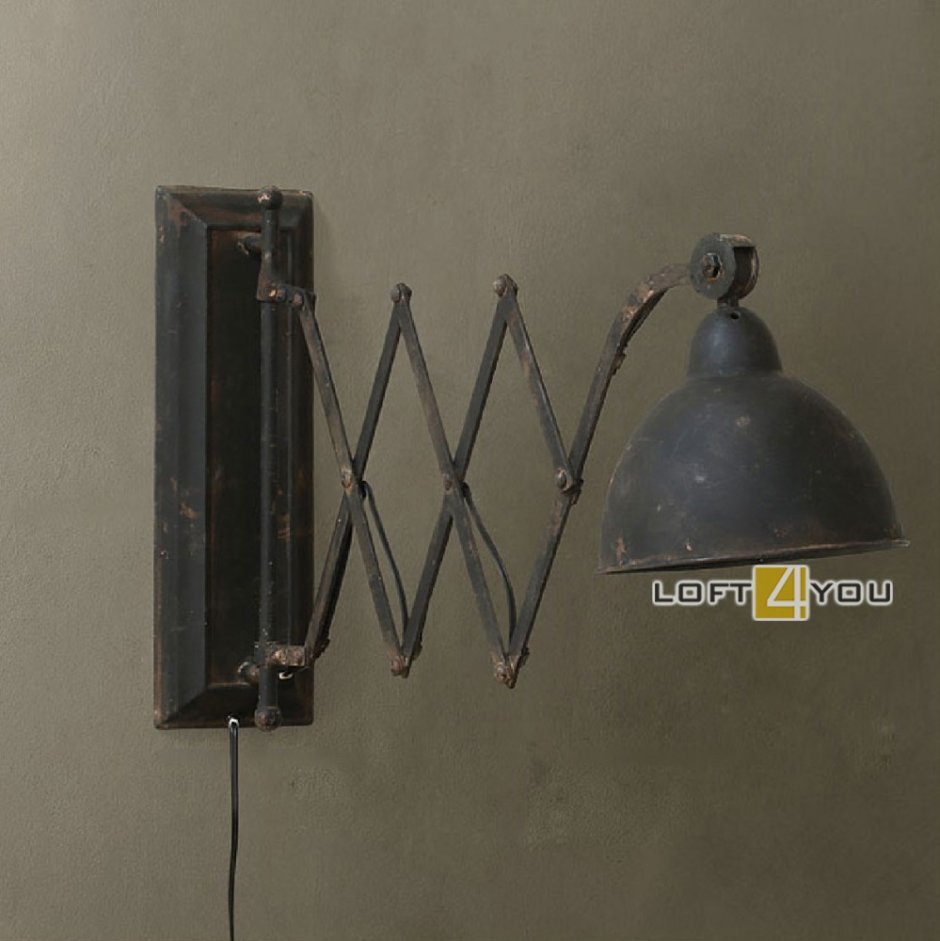 Бра Odeon ретро гармошка