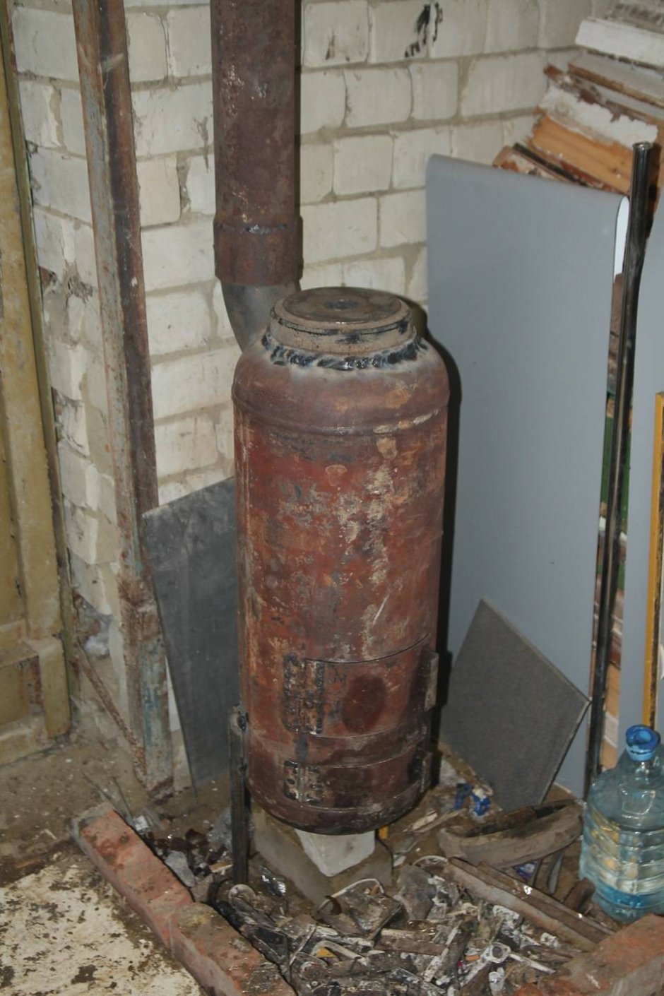 Буржуйка с газового баллона ГАЗ 3302