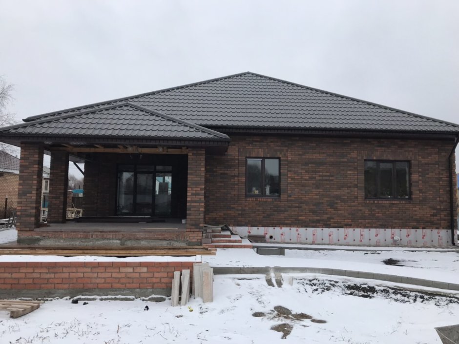 Одноэтажныйдом бовврская кладка