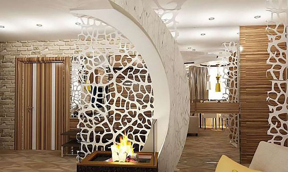 Декоративные перегородки для зонирования пространства