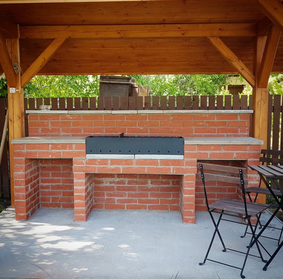 Мангал из кирпича