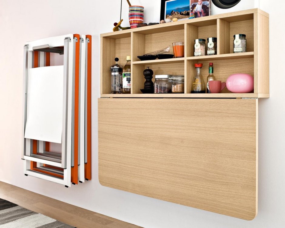 Столик откидной настенный