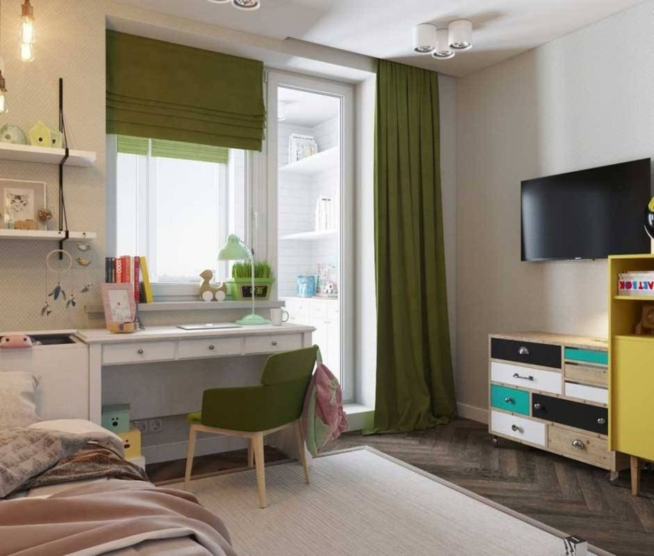 Комната для девочки подростка