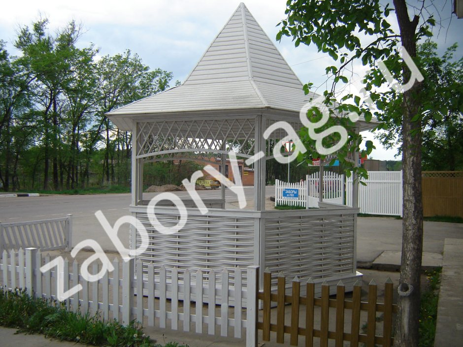 Беседка из полипропиленовых труб