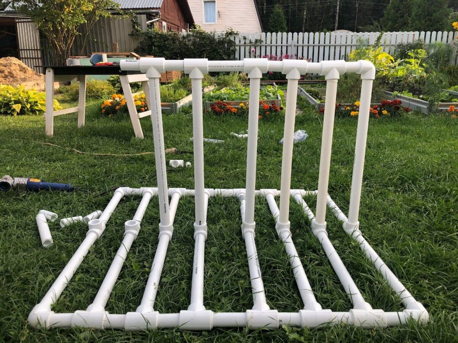 Изделия для сада из ПВХ труб