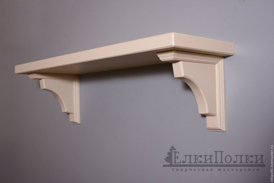 Деревянные резные полки