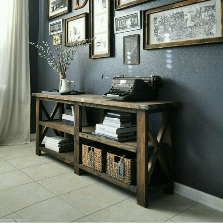 Деревянные полки