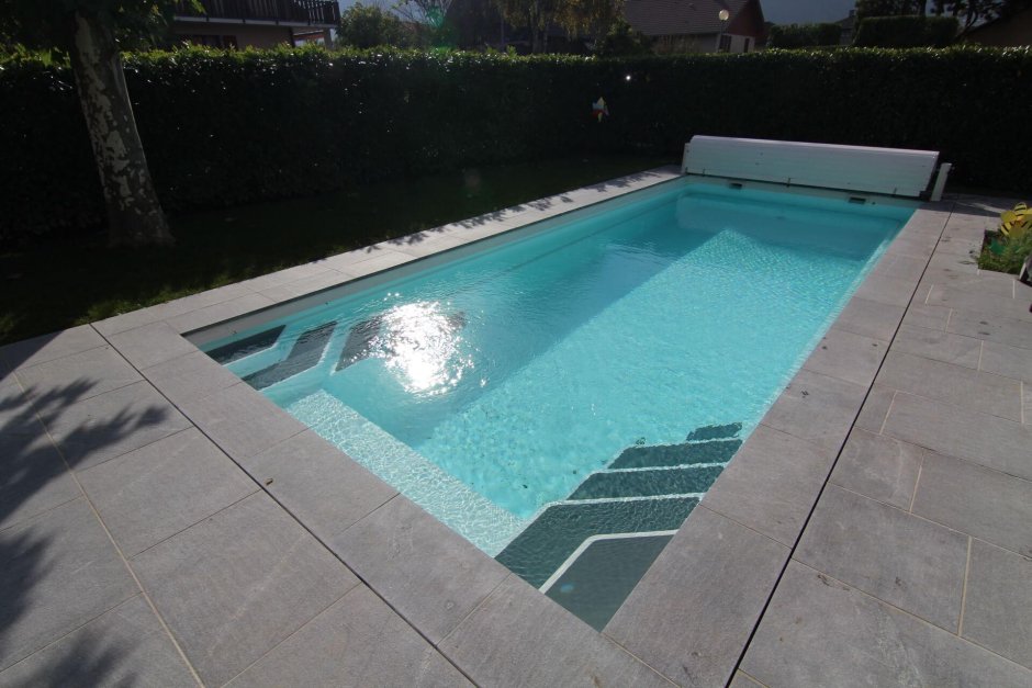 Бассейн из мозаики